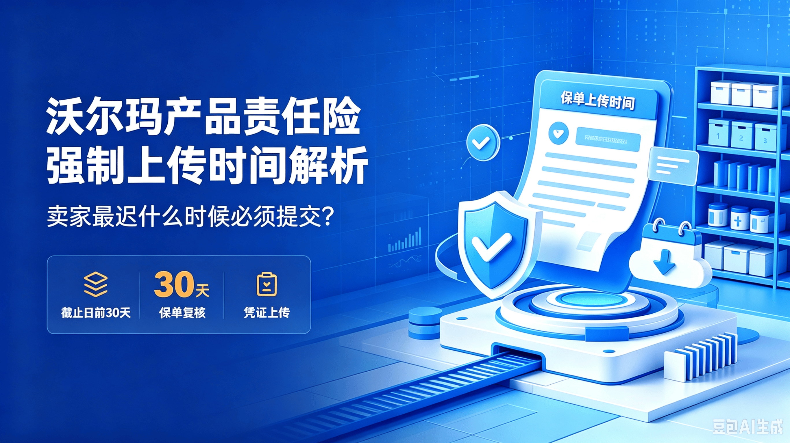 沃尔玛产品责任险强制上传时间解析:卖家最迟什么时候必须提交?