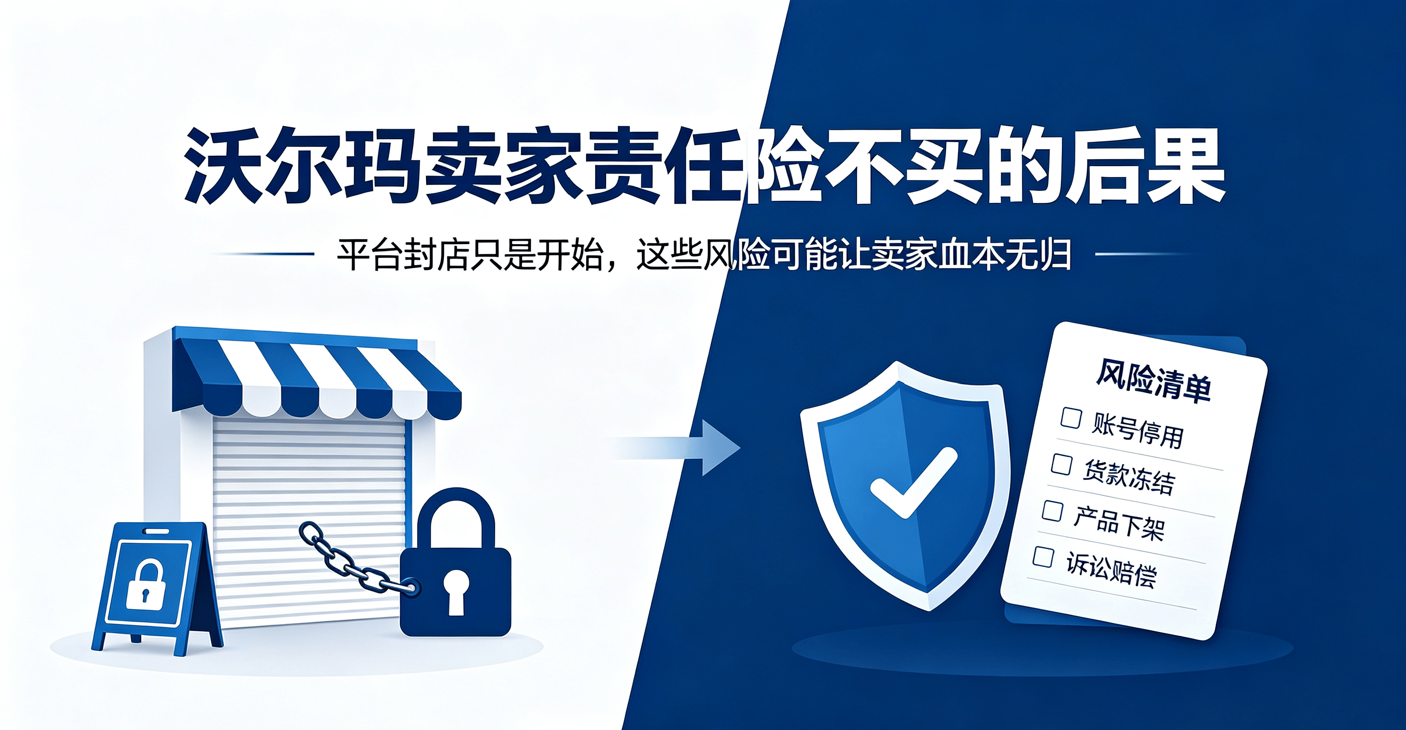 沃尔玛卖家责任险不买的后果:平台封店只是开始,这些风险可能让卖家血本无归