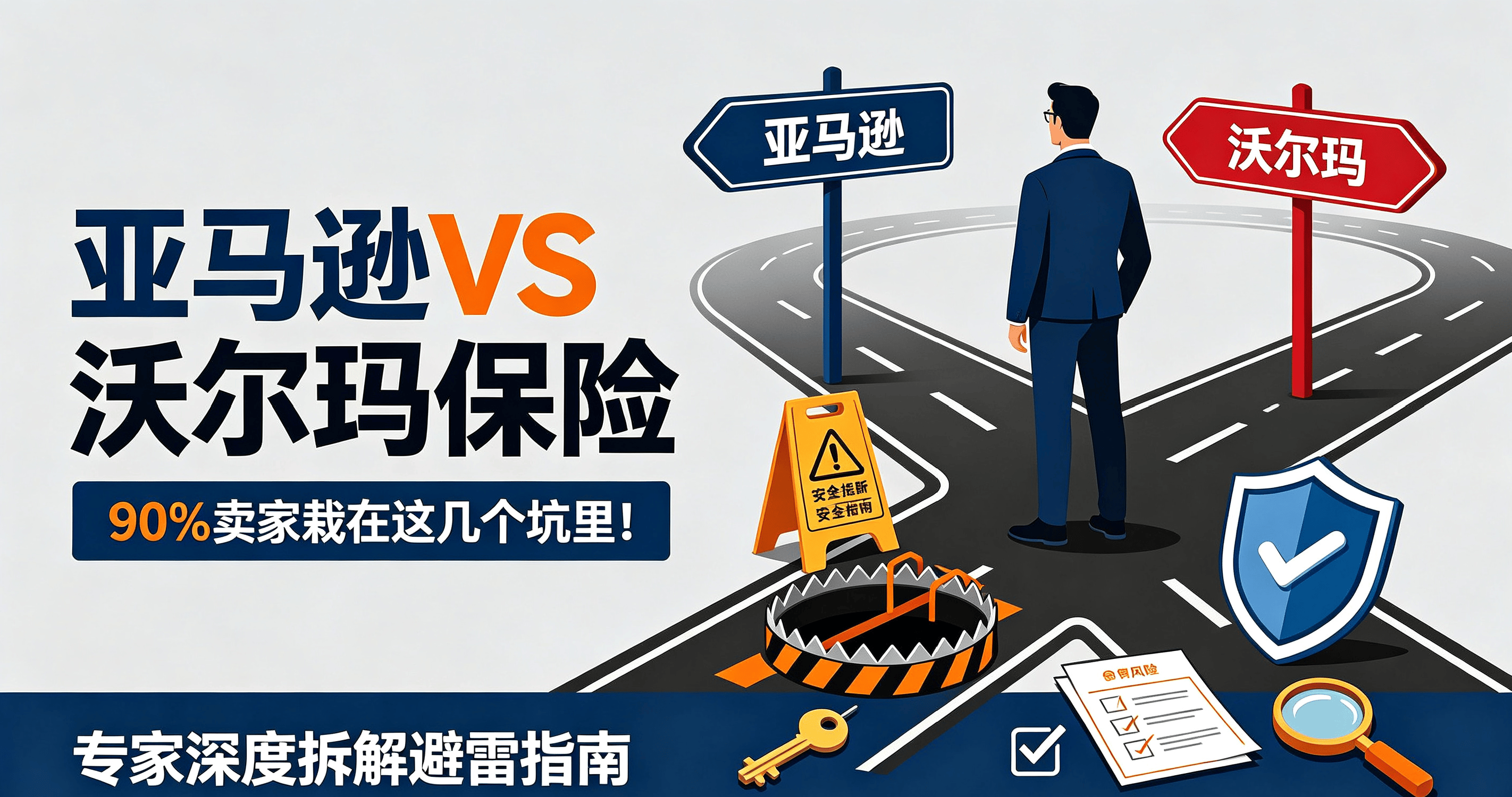 亚马逊VS沃尔玛保险,90%卖家栽在这几个坑里!专家深度拆解避雷指南