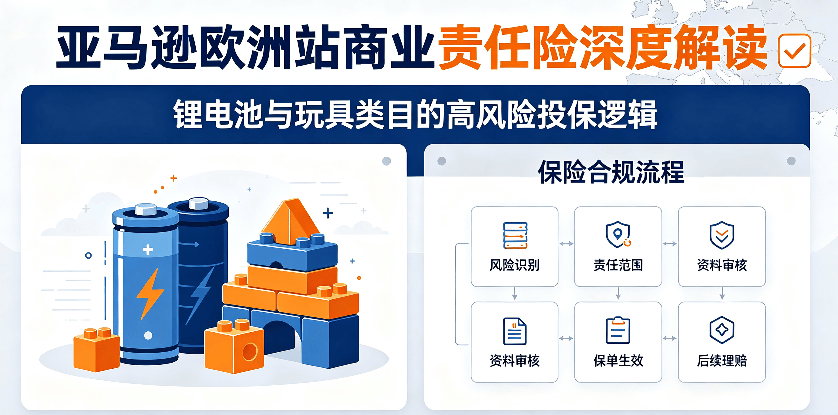 亚马逊欧洲站商业责任险深度解读:锂电池与玩具类目的高风险投保逻辑